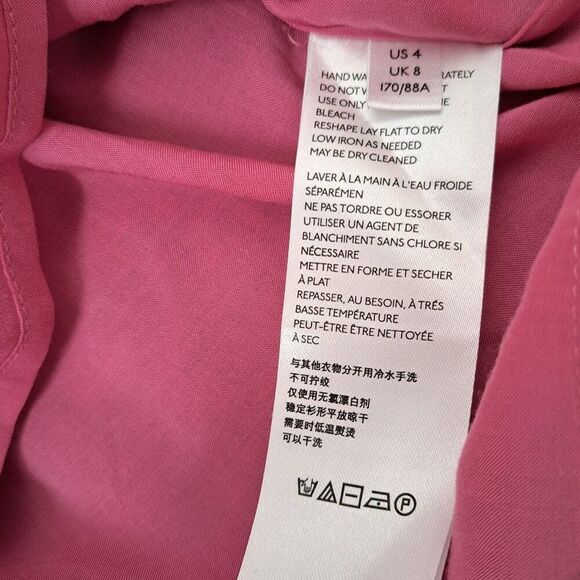 Anthropologie Maeve Kirstie Embroidered Floral Sleeveless Women's Boho Top Sz 4 - Picture 9 of 9